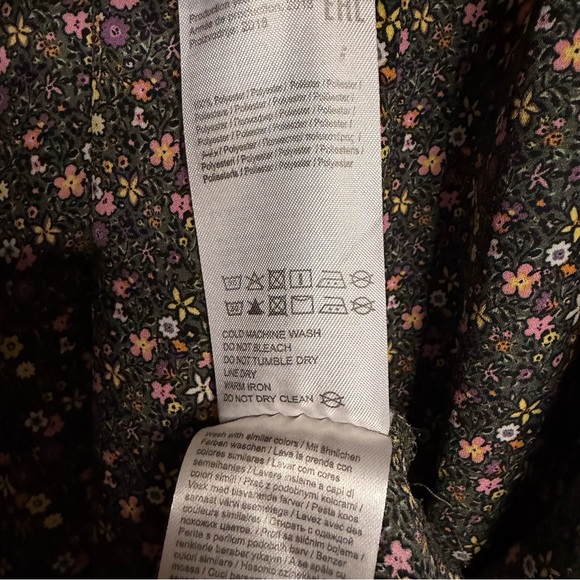 Jacqueline de Yong Floral Midi Dress - Black and Purple - Picture 8 of 12